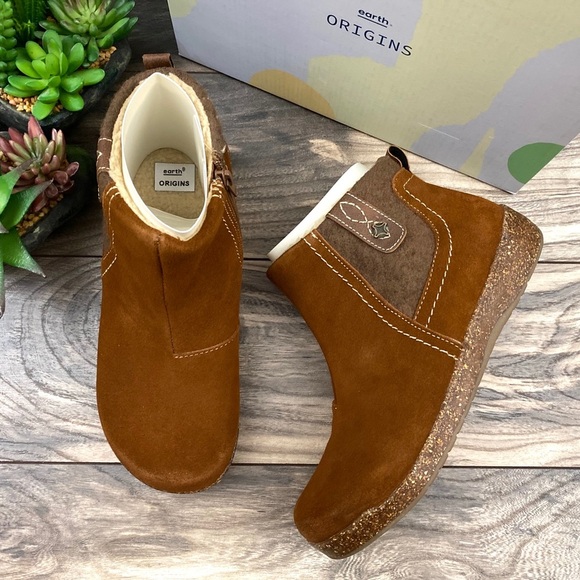 NIB Earth Origins Aurora Jace Ankle Boots Booties - Picture 1 of 15